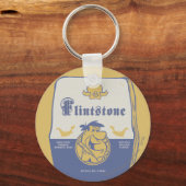 フレッドフリントストンビッグはっきりしたベリーウォッシュ キーホルダー (正面)