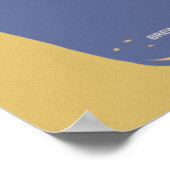 フレッドフリントストンビッグはっきりしたベリーウォッシュ ポスター (角)