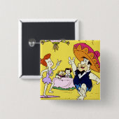 フレッドフリントストーンウィルマバーニーアンドベティフィエスタ 缶バッジ (正面&裏面)