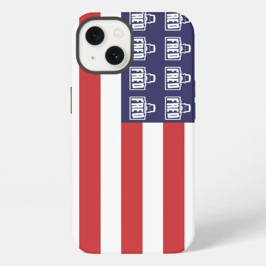 フレッド国旗 iPhoneケース (裏面)
