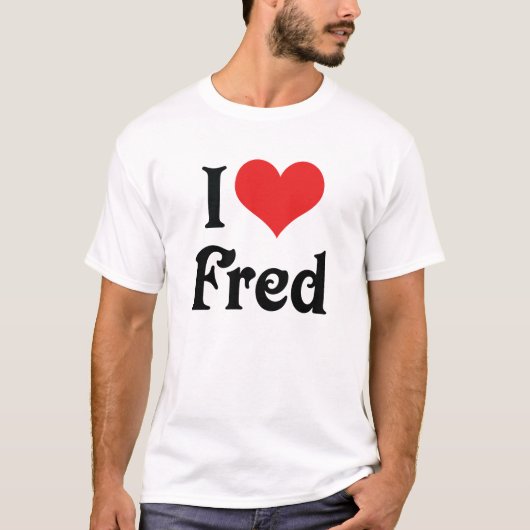 フレッド大好き Tシャツ (正面)