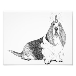 フレッド・ザ・バセットコーン フォトプリント           