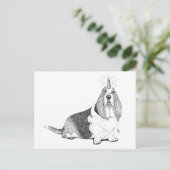 フレッド・ザ・バセットコーン ポストカード (スタンド正面)