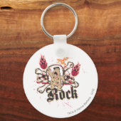 フレッド・フリントストーン・ロック キーホルダー (正面)