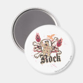 フレッド・フリントストーン・ロック マグネット (正面/裏面)