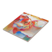 フレッド・マルティン・ベゴニア水彩画 タイル (側面)