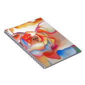 フレッド・マルティン・ベゴニア水彩画 ノートブック (右側)