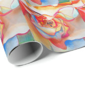 フレッド・マルティン・ベゴニア水彩画 ラッピングペーパー (ロールコーナー)