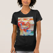 フレッド・マルティン・ベゴニア水彩画 Tシャツ (正面)
