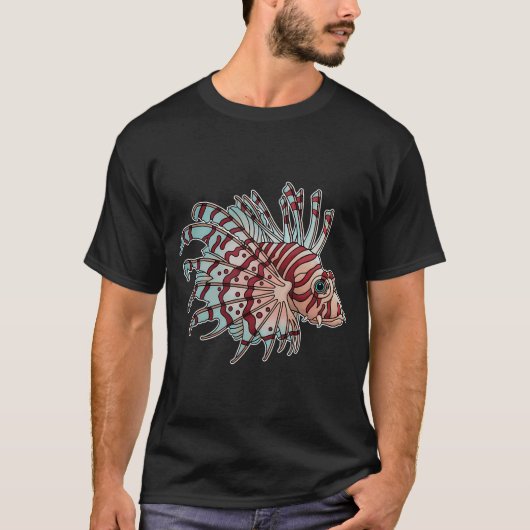 フレッド・ライオンフィッシュ Tシャツ (正面)