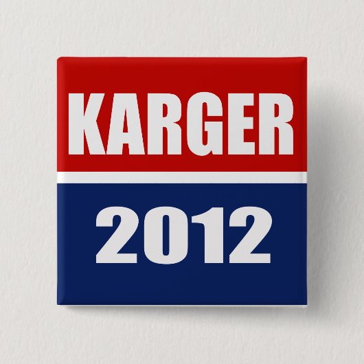フレッドKARGER 2012年 缶バッジ (正面)