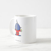 フレッドPinsocketはマグは2味方しました(白L) コーヒーマグカップ (正面左)