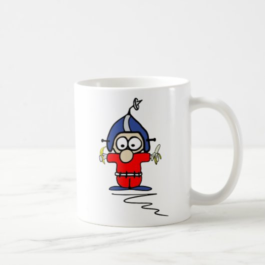 フレッドPinsocketはマグは2味方しました(白L) コーヒーマグカップ (右)