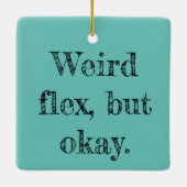 フレッ風変わりクス セラミックオーナメント (裏面)