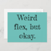 フレッ風変わりクス ポストカード (正面/裏面)