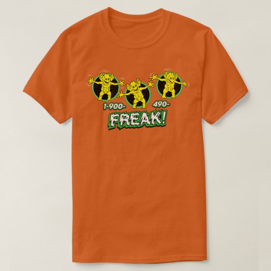 フレディフリーカーデザインB Tシャツ (デザイン正面)