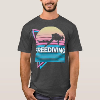 フレディヴィングフリーダイバーレトロ Tシャツ