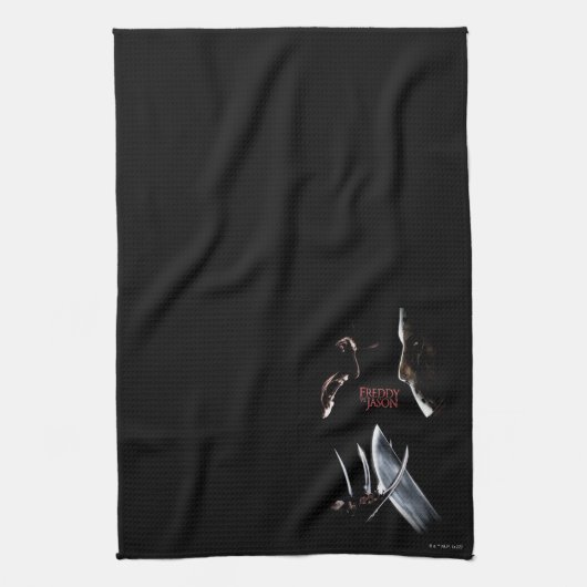 フレディ対ジェイソン |劇場用ポスター キッチンタオル (縦)