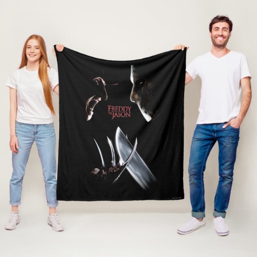 フレディ対ジェイソン |劇場用ポスター フリースブランケット (インサイチュ)
