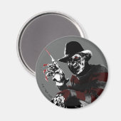 フレディ対ジェイソン | Freddy Seeing Red マグネット (正面/裏面)