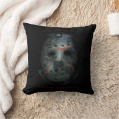 フレディ対ジェイソン | Jason Mask引用文 クッション (ブランケット)
