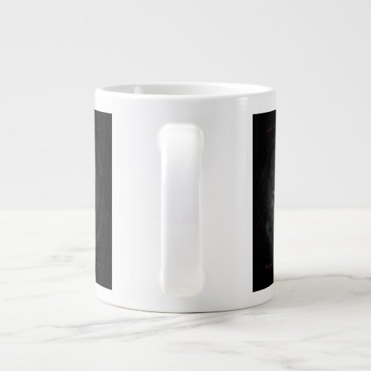 フレディ対ジェイソン | Jason Mask引用文 ジャンボコーヒーマグカップ (裏面)