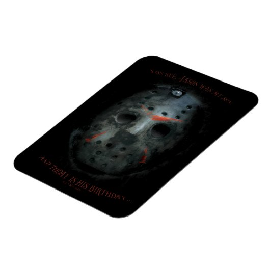 フレディ対ジェイソン | Jason Mask引用文 マグネット (左側)