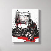 フレディ対ジェイソン | Springwoodへようこそ キャンバスプリント (正面)