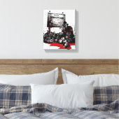 フレディ対ジェイソン | Springwoodへようこそ キャンバスプリント (インサイチュ (寝室))