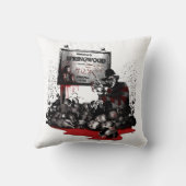 フレディ対ジェイソン | Springwoodへようこそ クッション (裏面)