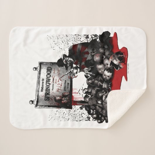 フレディ対ジェイソン | Springwoodへようこそ シェルパブランケット (正面(横))