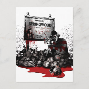 フレディ対ジェイソン Springwoodへようこそ ポストカード
