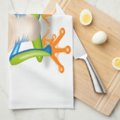 フレディ・フロッグ「ハイフォー」 キッチンタオル (四つ折り)