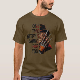 フレディ ホラー グラフィック ハロウィンTシャツ Tシャツ