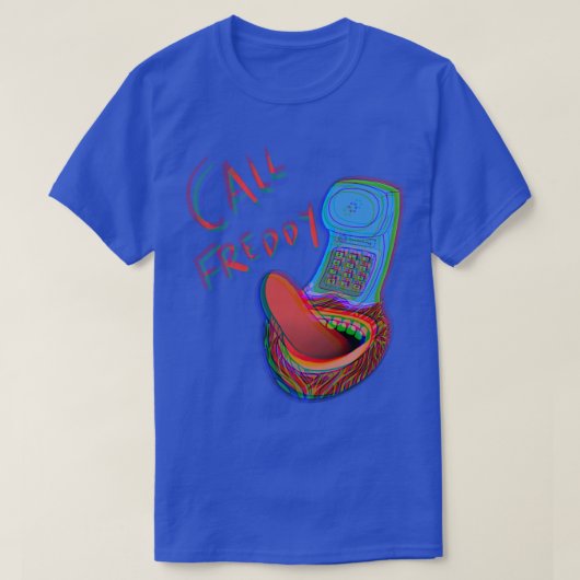 フレディ・ホワイトに電話 Tシャツ (デザイン正面)