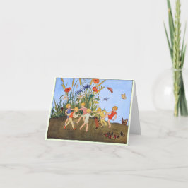 フレディ・ランゲラーのヴィンテージイラスト サンキューカード