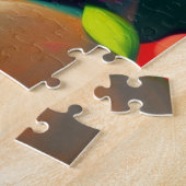 フレデリカ抽象芸術アフリカ系アメリカ人女性 ジグソーパズル (側面)