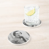 フレデリックショパンの唯一の知られていた写真 コースター (側面)