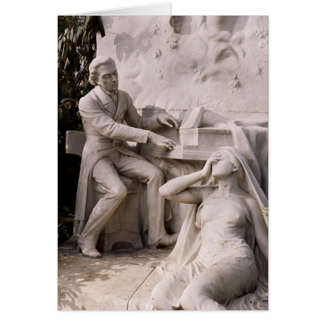 フレデリックショパンへの記念碑 (正面)