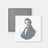 フレデリックショパンポートレート マグネット (正面/裏面)