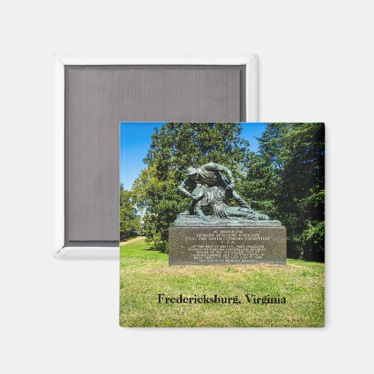 フレデリックスバーグの戦場のカークランド記念碑 マグネット (正面/裏面)