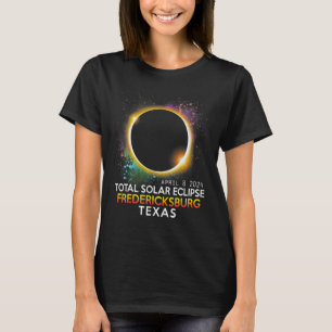 フレデリックスバーグテキサス州総食太陽の食 Tシャツ
