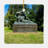 フレデリックスバーグ戦場のカークランドモニュメント セラミックオーナメント (裏面)