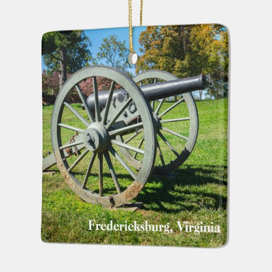 フレデリックスバーグ戦場の大砲 セラミックオーナメント (左)