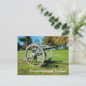 フレデリックスバーグ戦場の大砲 ポストカード (スタンド正面)