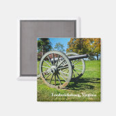 フレデリックスバーグ戦場の大砲 マグネット (正面/裏面)