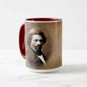 フレデリックダグラス引用文マグカップ"パワー" マグカップ (正面左)