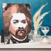 フレデリックダグラス金ゴールド水絵画色の フォトプラーク (側面)