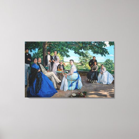 フレデリックバジルザファミリー懇親会 キャンバスプリント (正面)