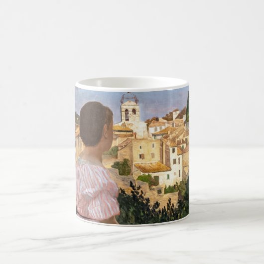 フレデリックバジールザピンクドレス コーヒーマグカップ (中央)